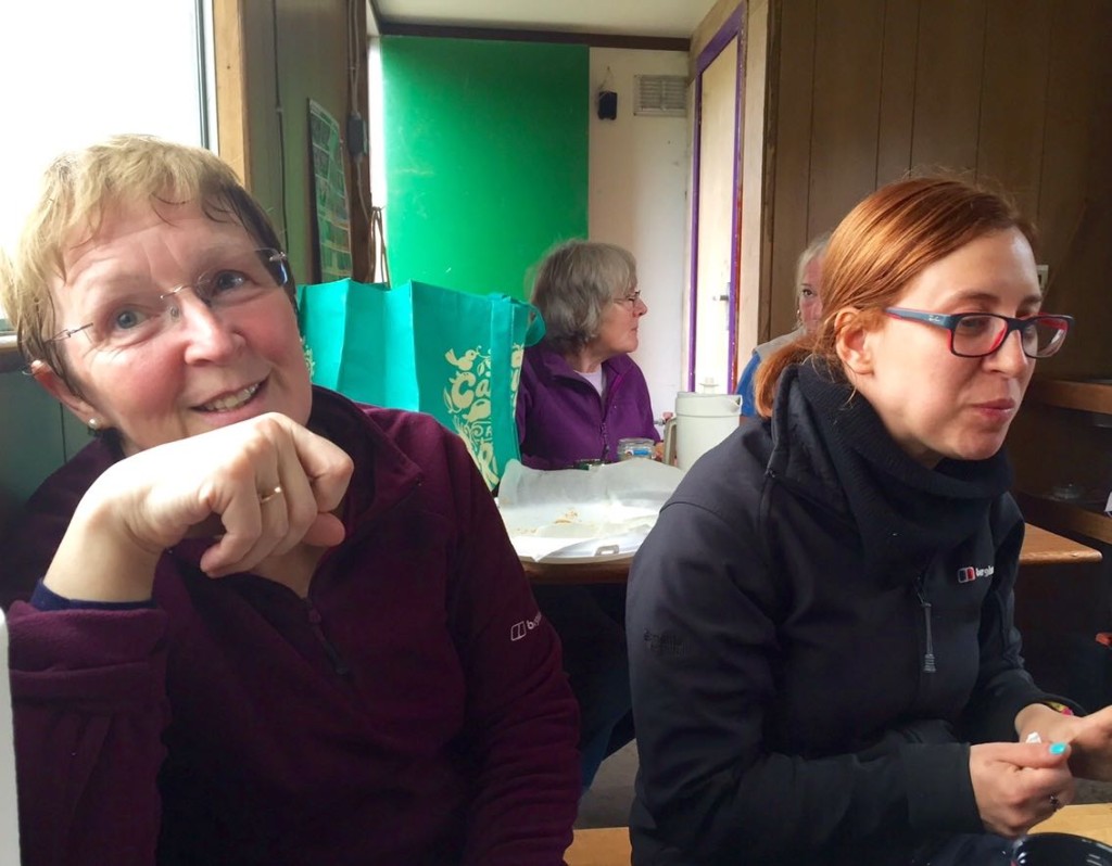 Left to Right, Jacqui (Cream-crackered) Heather, Gill and Marta.